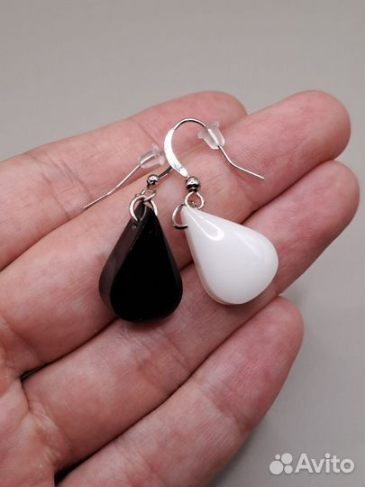 Серьги из эпоксидной смолы