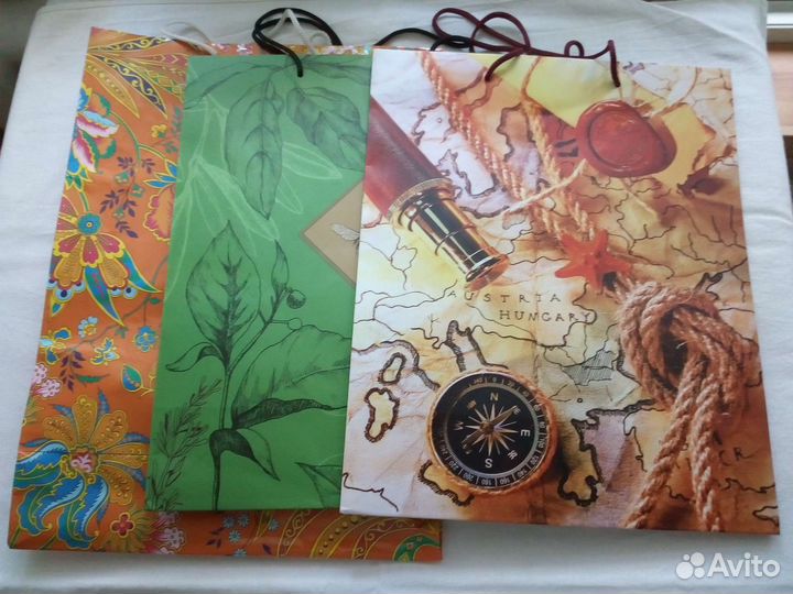 Бумажные пакеты, подарочные