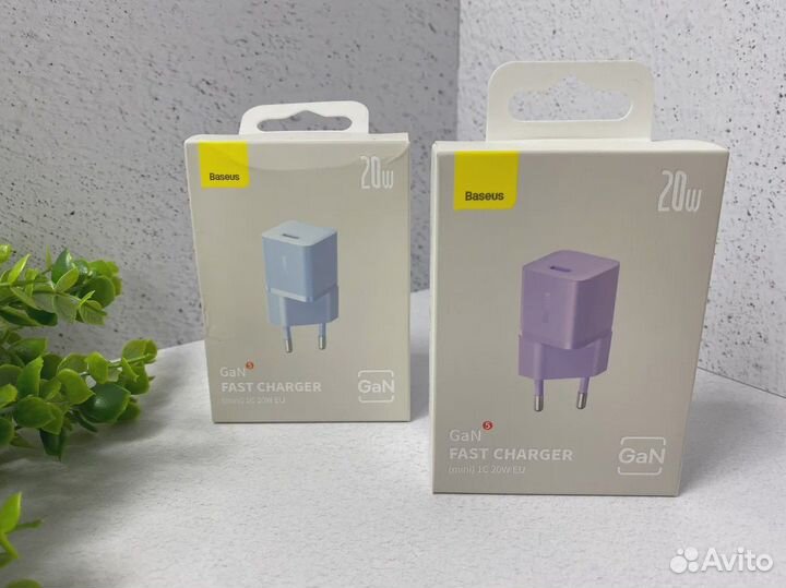 Сетевое зарядное устройство Baseus GaN5 Mini 20W