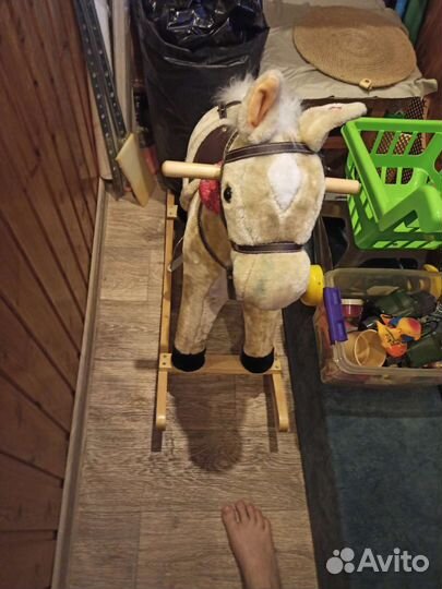 Качалка лошадь со звуком