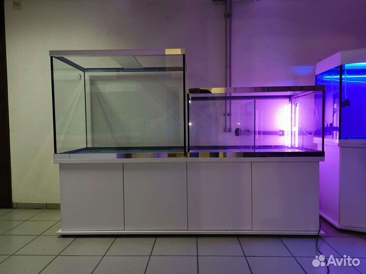 Аквариумный комплес торговли рыбой раками