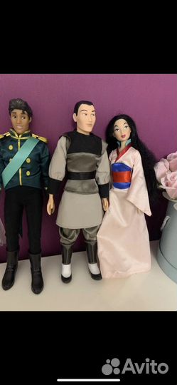 Свадебные Рапунцель и Флин,Мулан