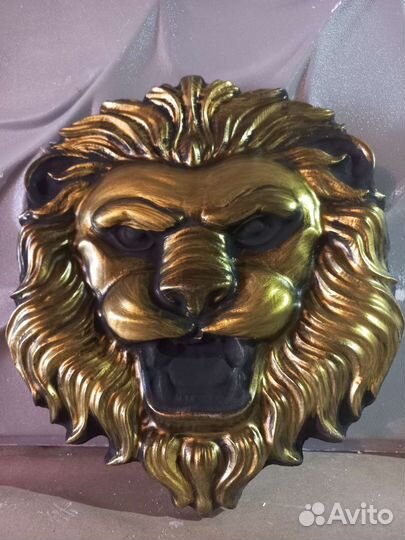 Панно, барельеф лев