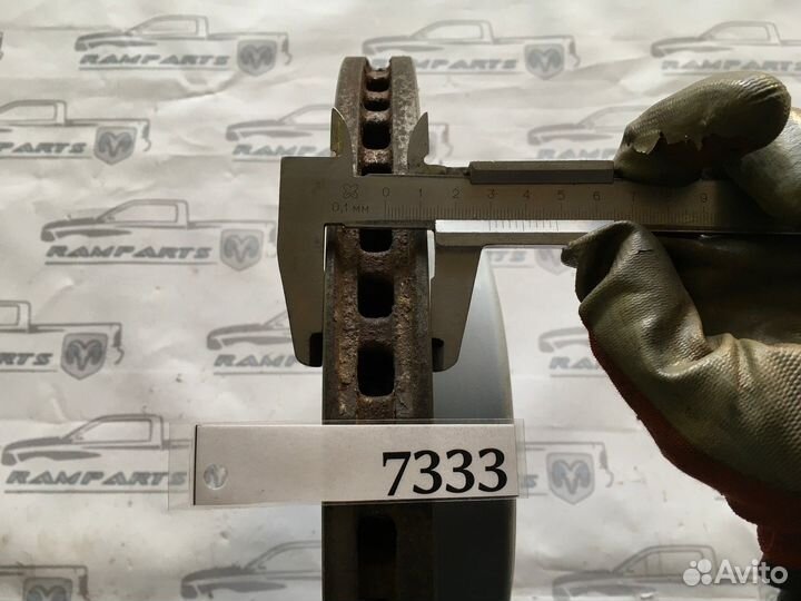 Диск тормозной передний