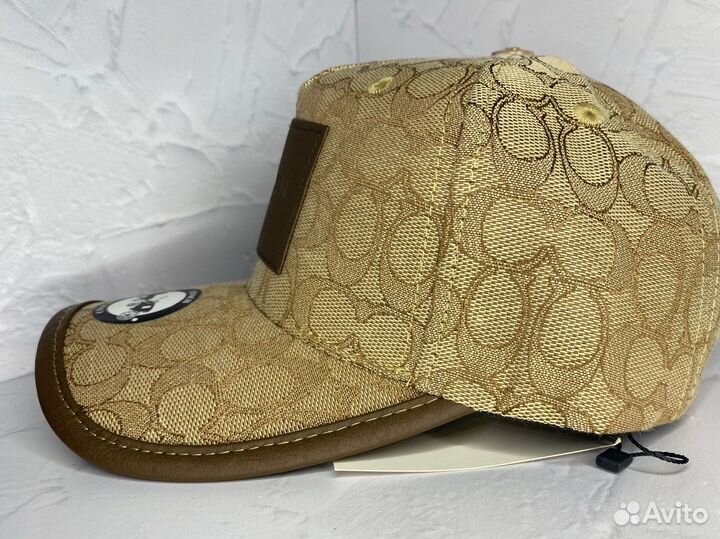 Бейсболка кепка coach унисекс (premium)