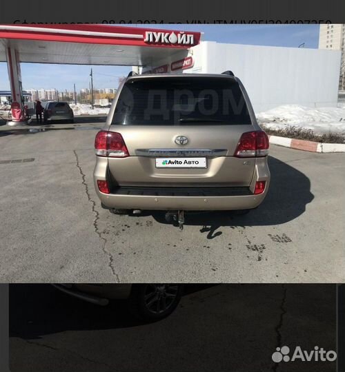 Toyota Land Cruiser 4.5 AT, 2007, 288 000 км