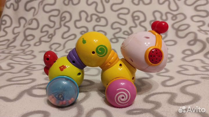 Гусеница интерактивная