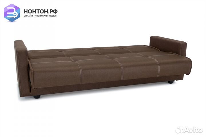 Диван книжка Прайм коричневый