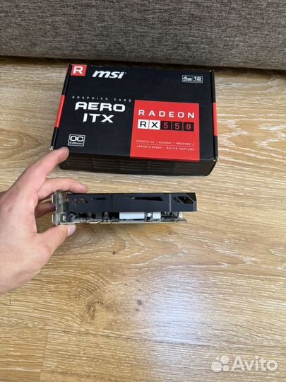 RX 550 4GB Msi Aero ITX