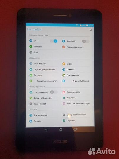 Планшет asus. Fonepad 7. K00Z