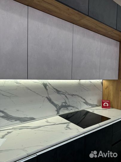 Кухня бетон/графит в наличии, под заказ. Рассрочка