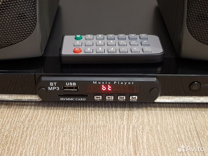 Колонки с Bluetooth, USB, Радио