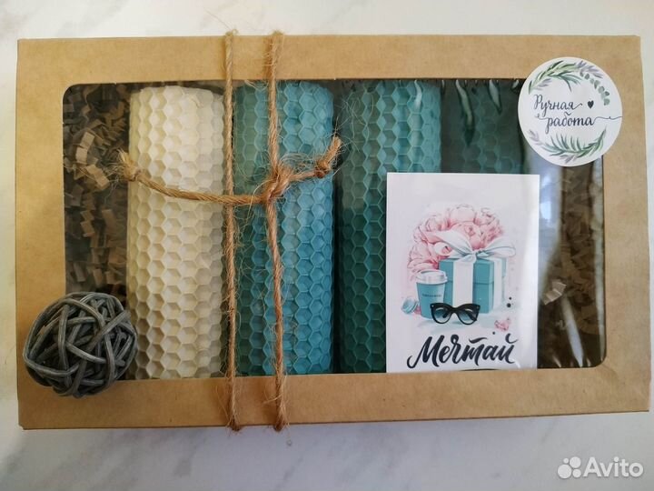 Набор свечей из вощины