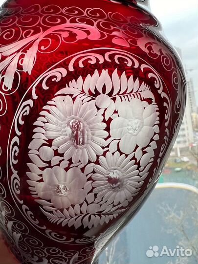 Ваза Эгерманн Egermann Хрусталь