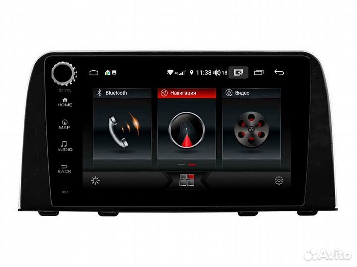 Штатная магнитола Honda CRV Unison 4/64GB Roll 16+