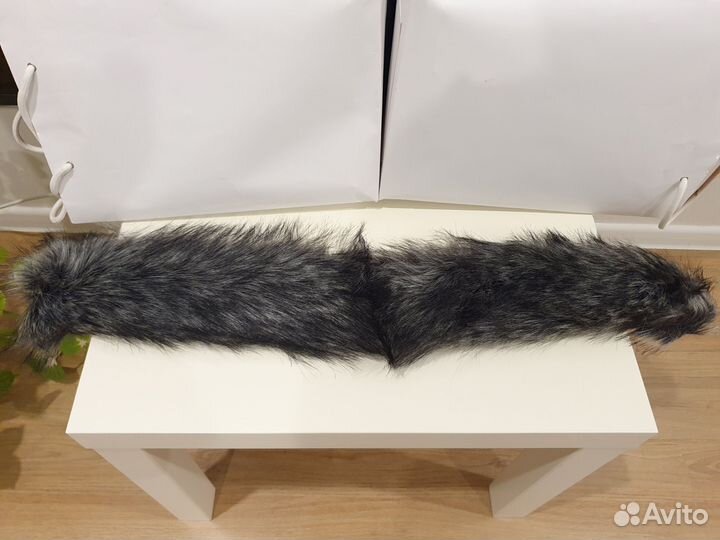 Меховой воротник на капюшон