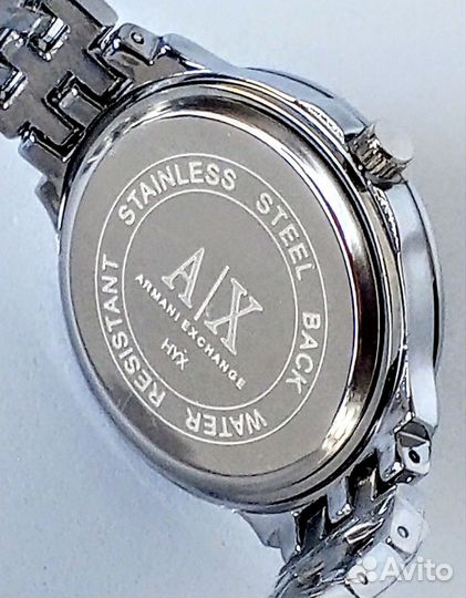 Часы Armani Exchange со стразами, черные. Новые