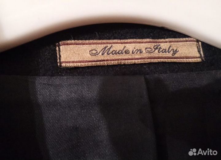 Пальто шерстяное мужское длинное