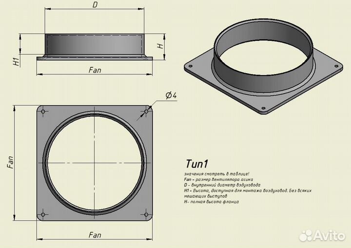 Фланцы для асика