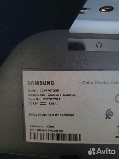 Монитор samsung odyssey g7