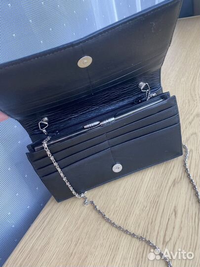 Клатч из кожи ската