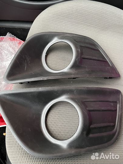 Накладки на противотуманки citroen c4