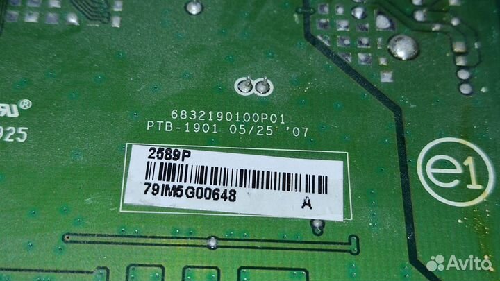 Плата main 6832190100P01 для монитора acer P223W