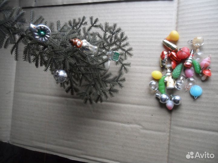 Елочка СССР + комплект игрушек