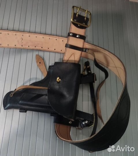 Ремень кожаный офицерский СССР