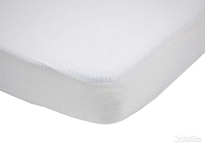 Новый непромокаемый натяжной наматрасник 120х60см