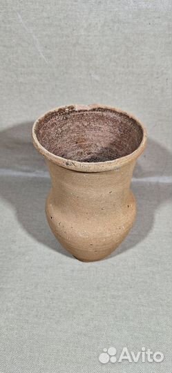 Глиняная крынка старинная