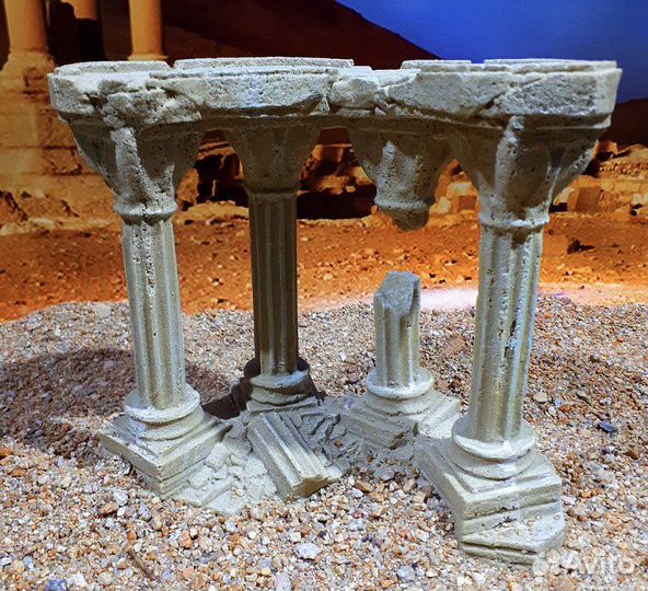 Декорация в аквариум Атлантида