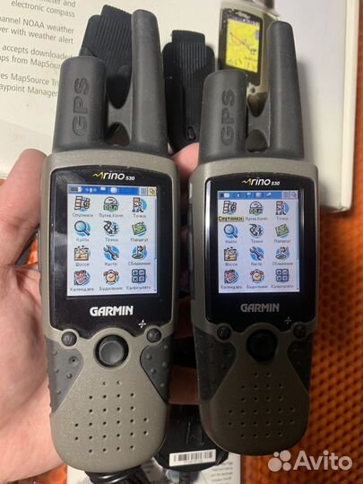 Навигатор Garmin rino 530 (рации + gps)
