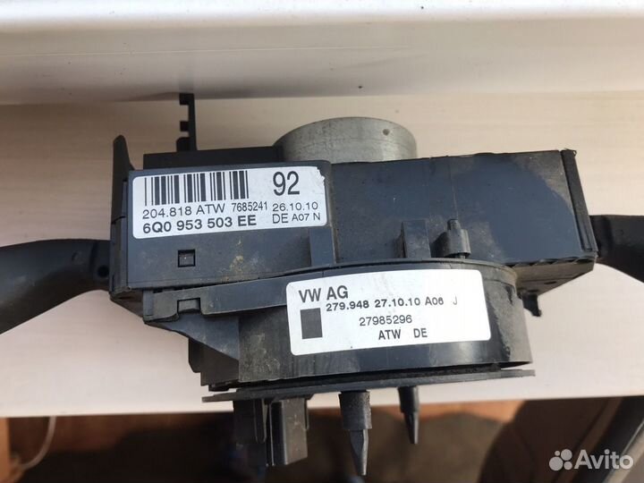 Шкода румстер 2010г.подрулевые Переключатели