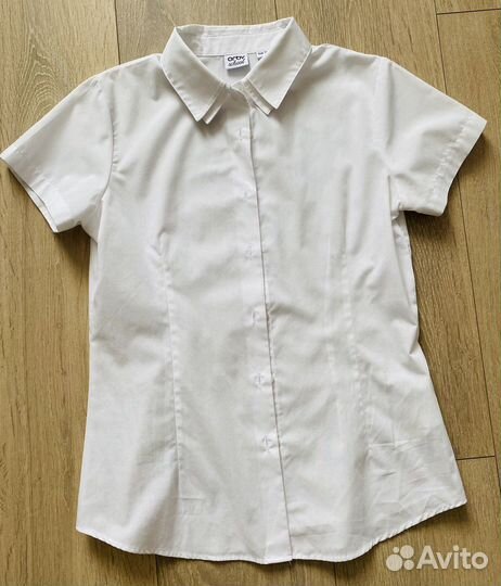 Белая рубашка на девочку