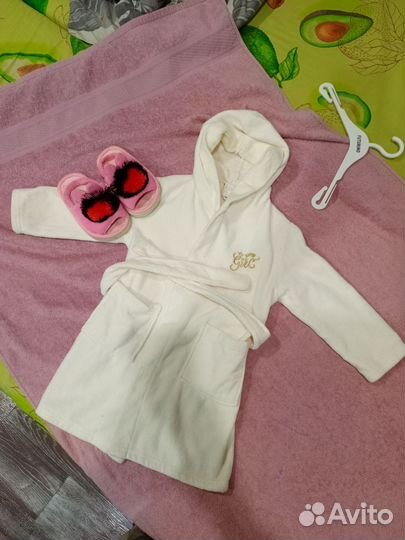 Халат детский для мальчика и девочки 98/105