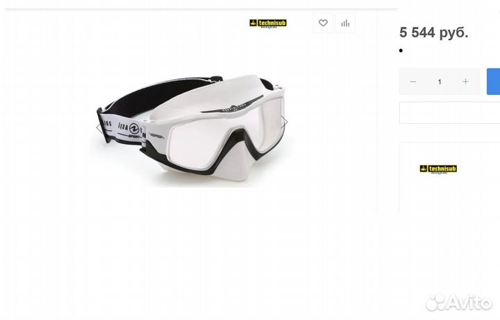 Италия 42евро маска для подводного плавания Европа