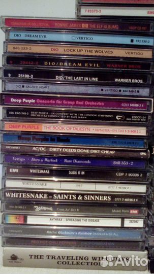 Зарубежный рок, фирменные CD