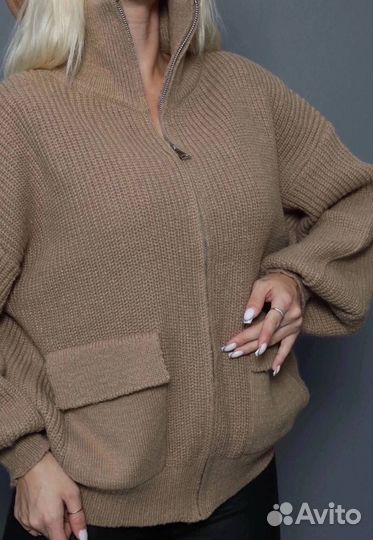 Кардиган женский на молнии