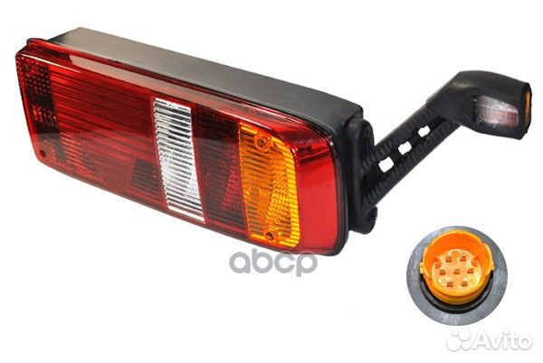 M611442 фонарь задний RH разъем Krone+Рог Koge