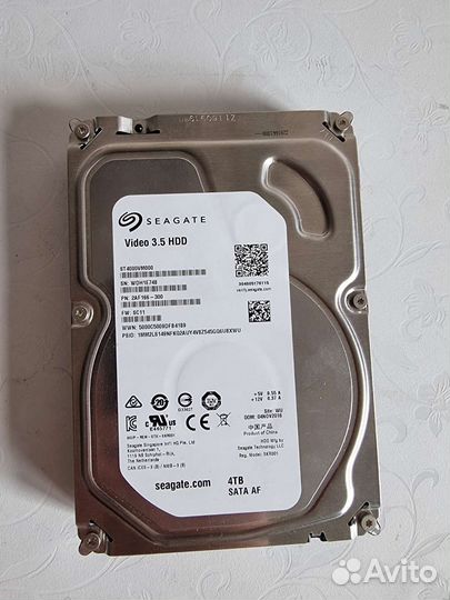 Seagate ST4000VM000 4Tb