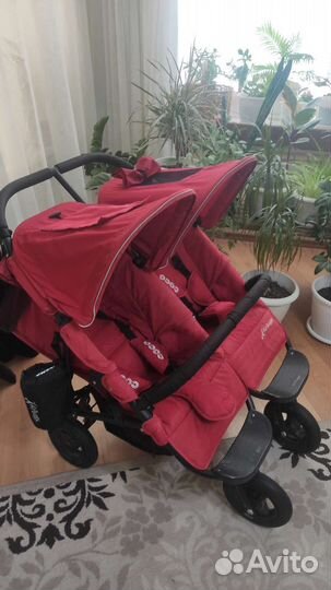 Коляска для близнецов, двойни, погодок
