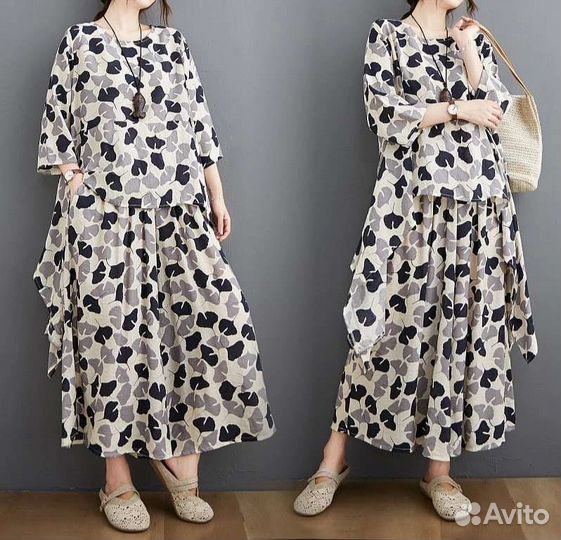 Костюм двойка бохо женский новый