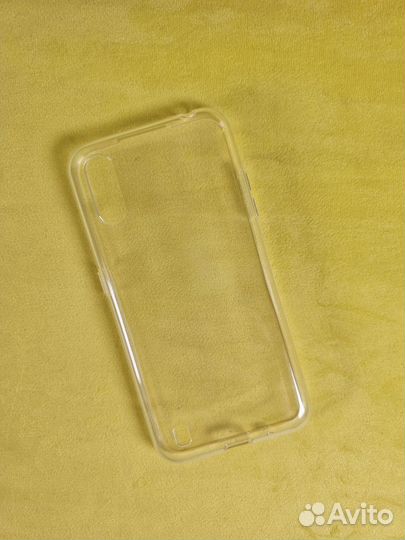 Чехол силиконовый-прозрачный (Samsung M01)