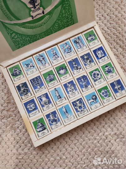 Спичные коробки и открытки Гжель Людмила Азарова