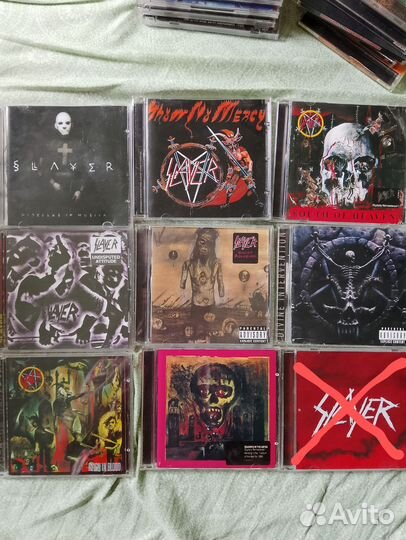 CD slayer,sepultura,biohazard,iron maiden