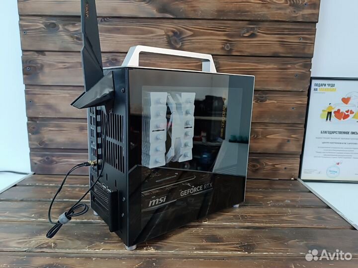 Игровой пк в мини корпусе Ryzen 7 5700X3D