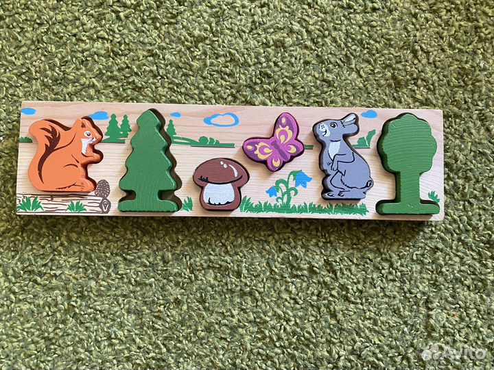Деревянные пазлы