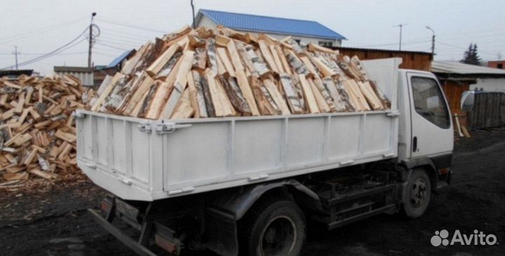Дрова березовые колотые
