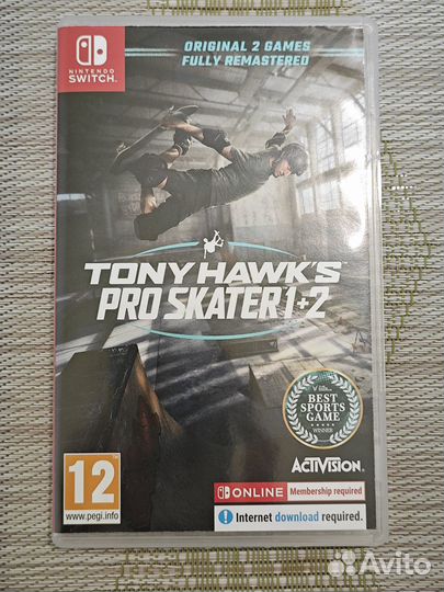 Tony Hawk's Pro Skater 1 + 2 для Nintendo Switch